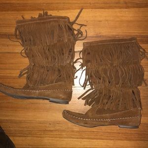 Lauren Conrad brown boots